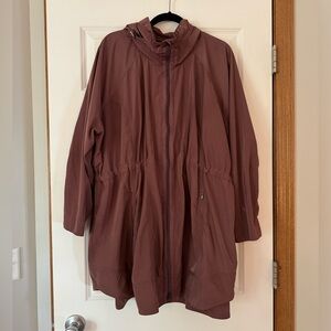 Athleta Drip Drop Rain Jacket Plus